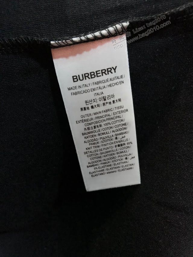 Burberry新款短袖 巴寶莉2020新款刺繡T恤 頂級品質  tzy2556